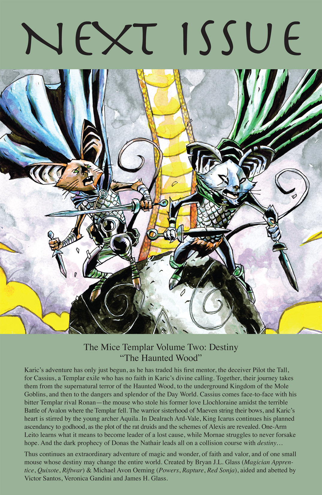Read online The Mice Templar Volume 2: Destiny comic -  Issue #0 - 13