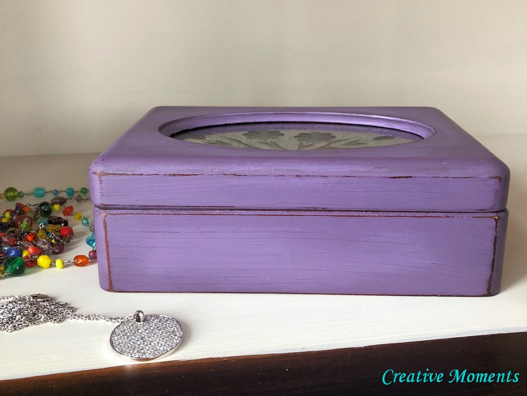 Custom Purple Jewelry Box