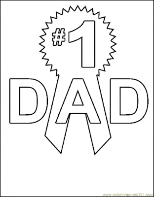 Happy Fathers Day Coloring Pages Printable for Download