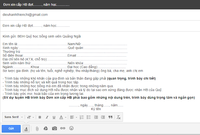 Danh Sach Sinh Vien Nhận Học Bổng