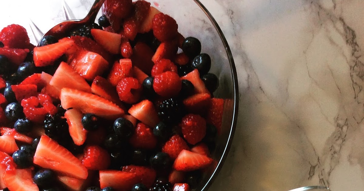 The Happy Little Hive Ina's Fruit Salad with Limoncello