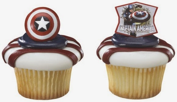 Cupcakes Capitan America, parte 2