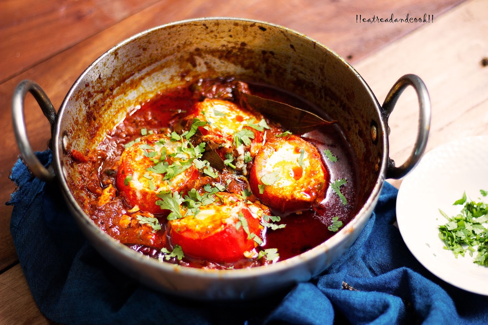 Eggs in a Tomato Curry