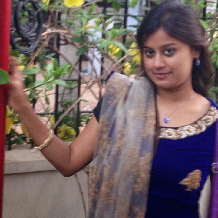 Ansiba Hassan Latest Photos In Blue Churidar Malayalam Actress