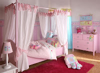 Cuartos para niñas en rosa Dormitorio color rosa