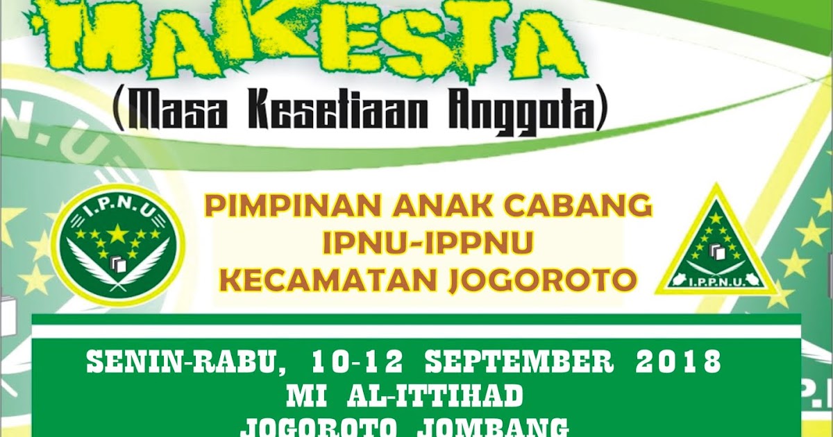 Contoh Surat Undangan Makesta Ipnu Ippnu
