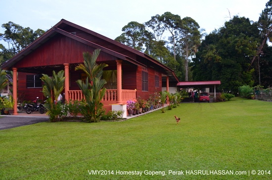 Salah sebuah rumah Homestay Gopeng, Perak - VMY2014 Tourail Package