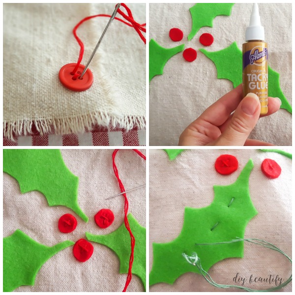 Easy DIY Christmas Pillow Wraps DIY Beautify Creating Beauty at Home
