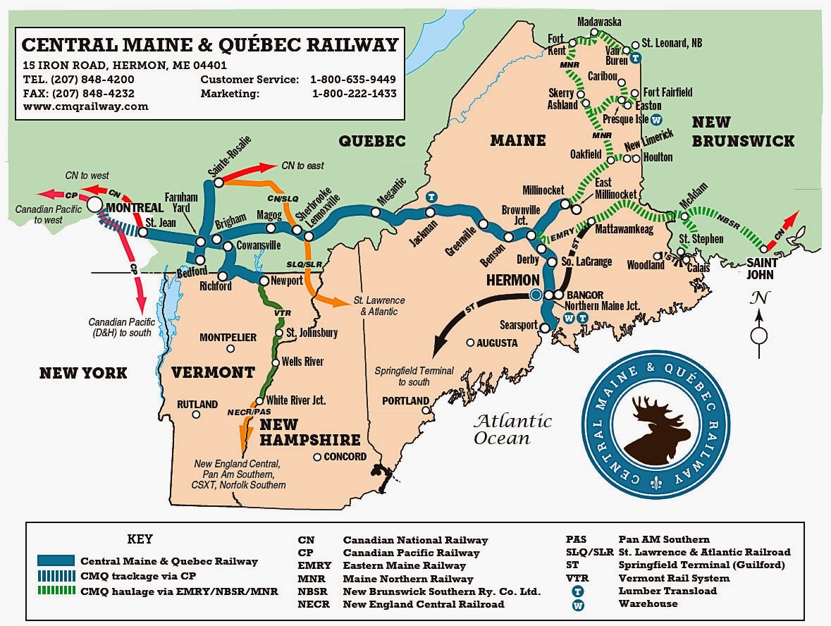 OilElectric Phoenix Rising! Central Maine & Quebec Railway