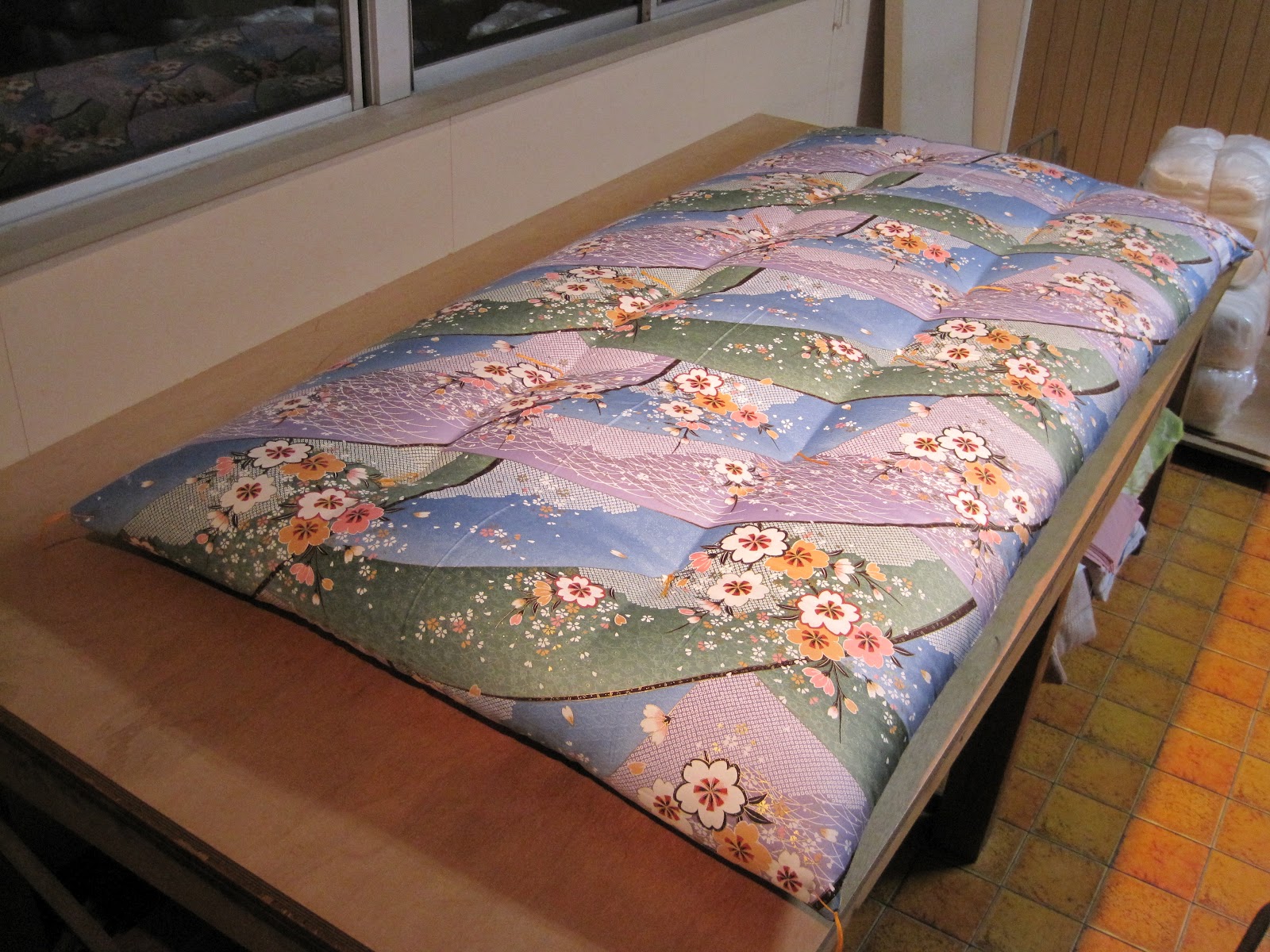 ふとん職人の今日も頑張るどぉー 木綿掛ふとんをふかふか敷ふとんに!!