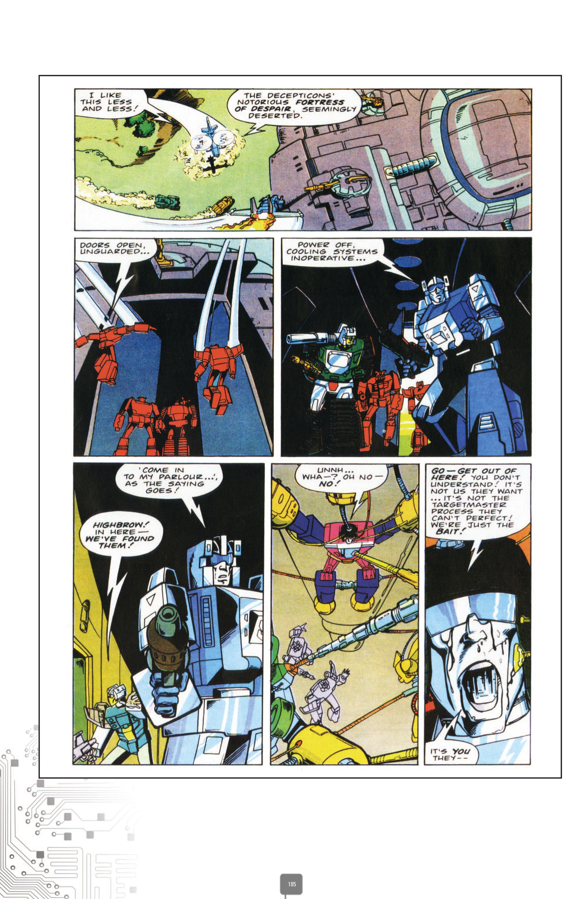 Read online The Transformers Classics UK comic -  Issue # TPB 4 - 185