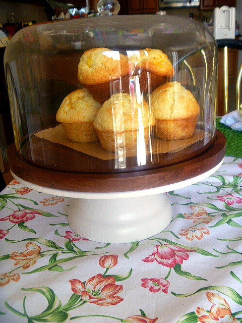 Golden Nugget Muffins: Tender hot muffins bursting with the sweet bits of juicy tangerines - Slice of Southern