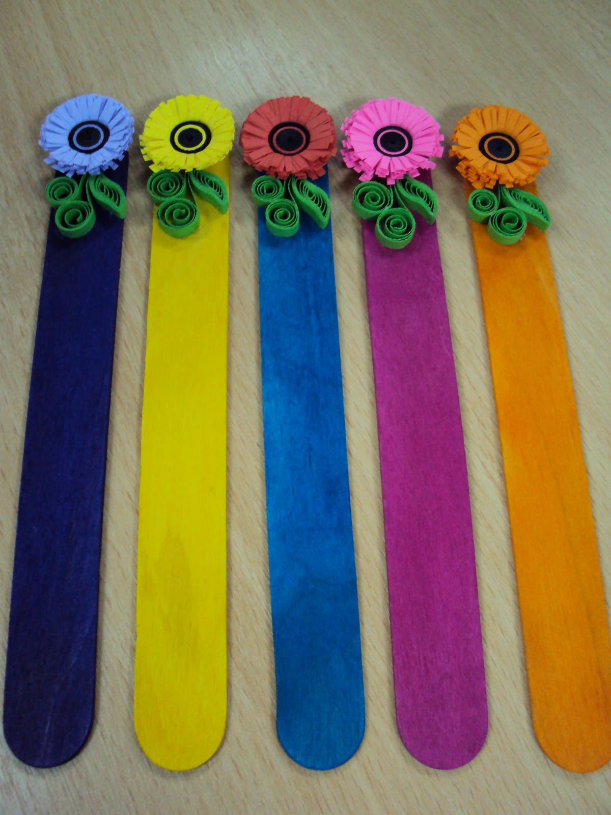 Hsue Craft ICE CREAM STICKS BOOKMARKS
