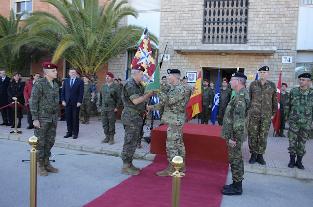 El cuartel de Bétera asume el mando terrestre de la Fuerza de Respuesta Aliada para 2016