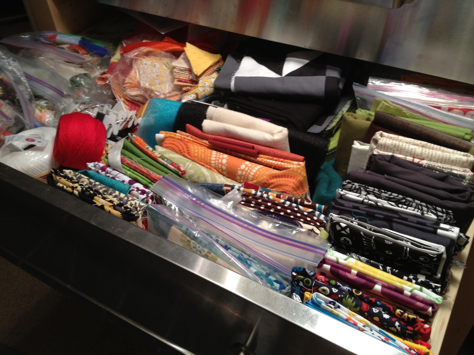 Valli & Kim How do you store your fabric?