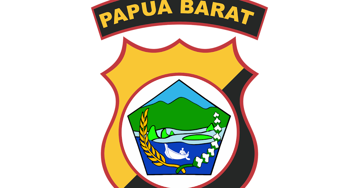 Logo Polda Papua Barat Format Cdr Png Biologizone