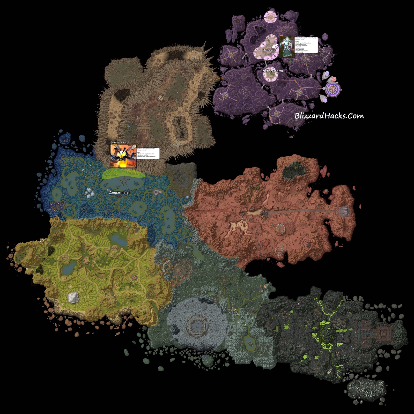 World of Warcraft Map Cataclysm