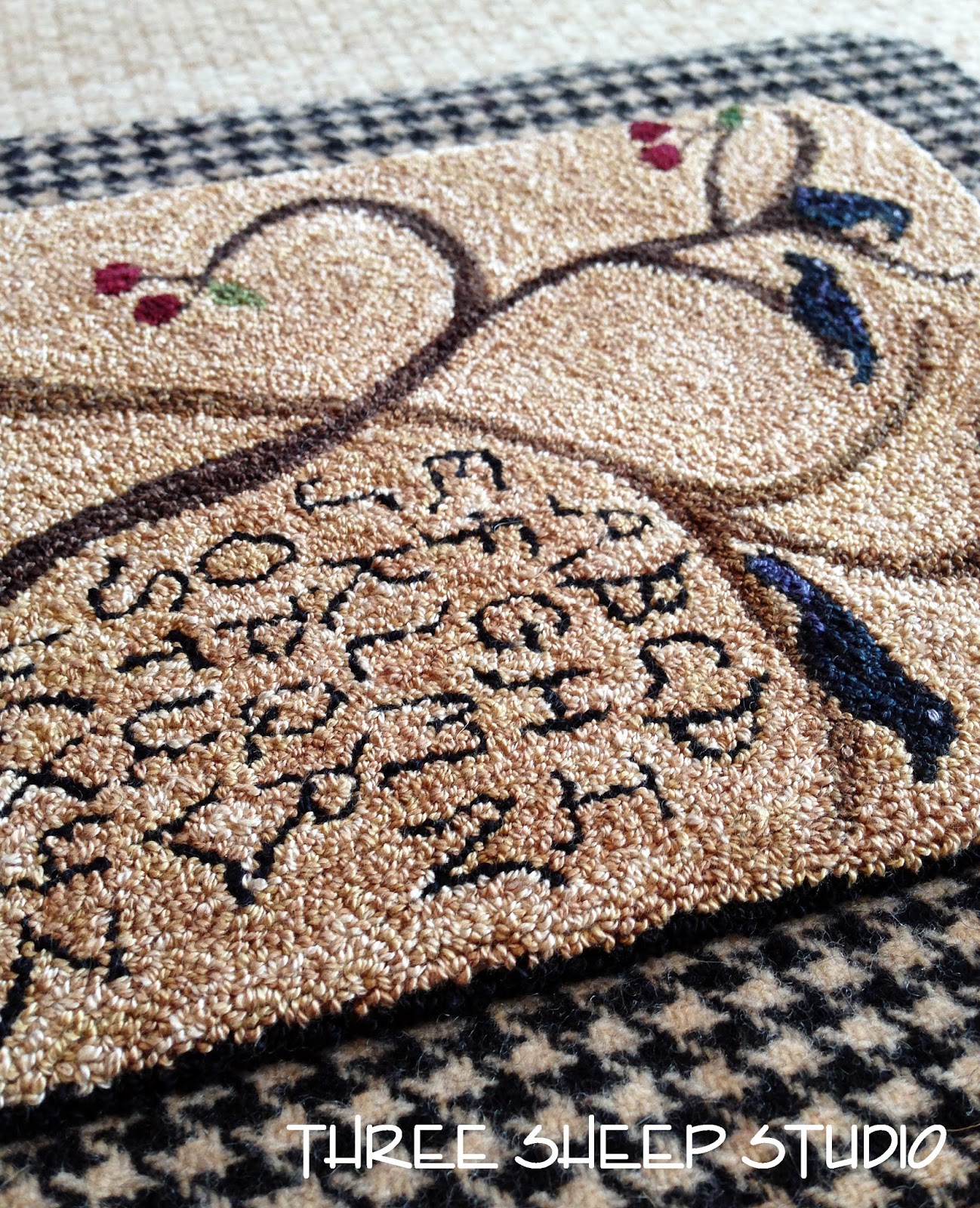 Three Sheep Studio Punch Needle Finishing "TRICK and TREAT"...