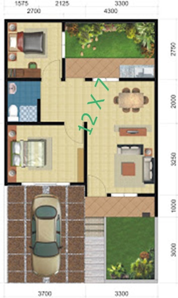 Desain rumah Minimalis Type 45 | Desain Rumah Minimalis