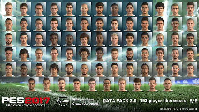 PES 2017 DLC 3.0 Facepack untuk Versi Cpy dari Gilapesku