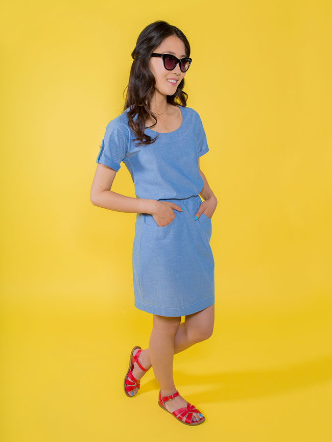 Bettine sewing pattern - easy dress pattern for beginners - Tilly and the Buttons