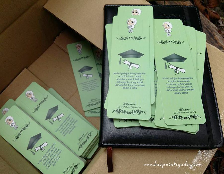 bookmark, penanda buku, printing murah, bookmark murah alor setar, design dan printing, printing alor setar,