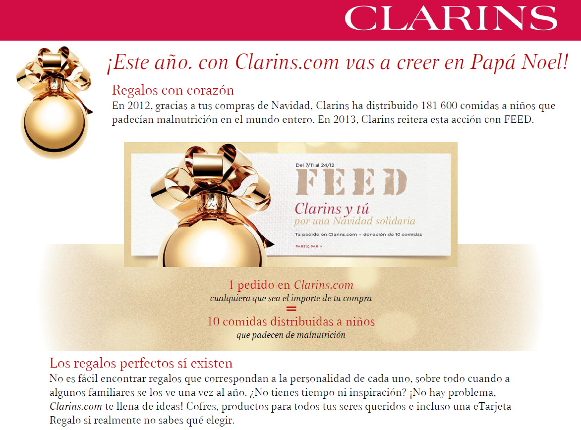 clarins+navidad