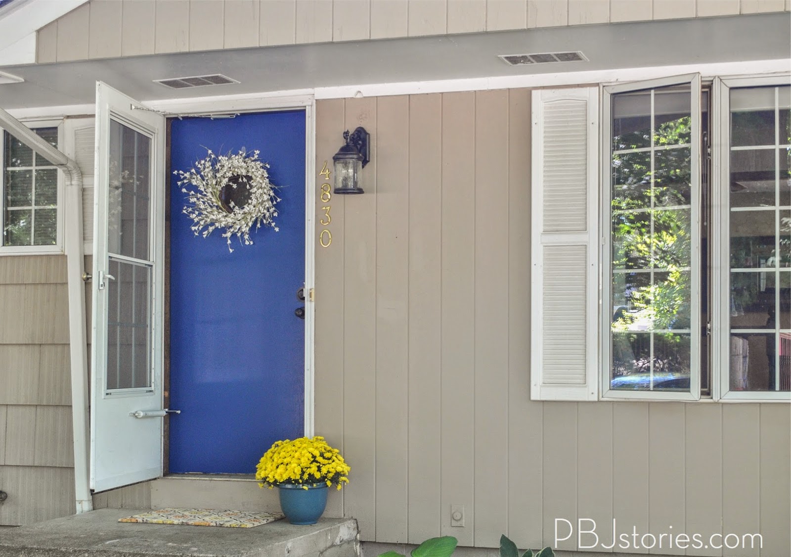 Pbjstories How To Paint Your Front Door Easy And Fast