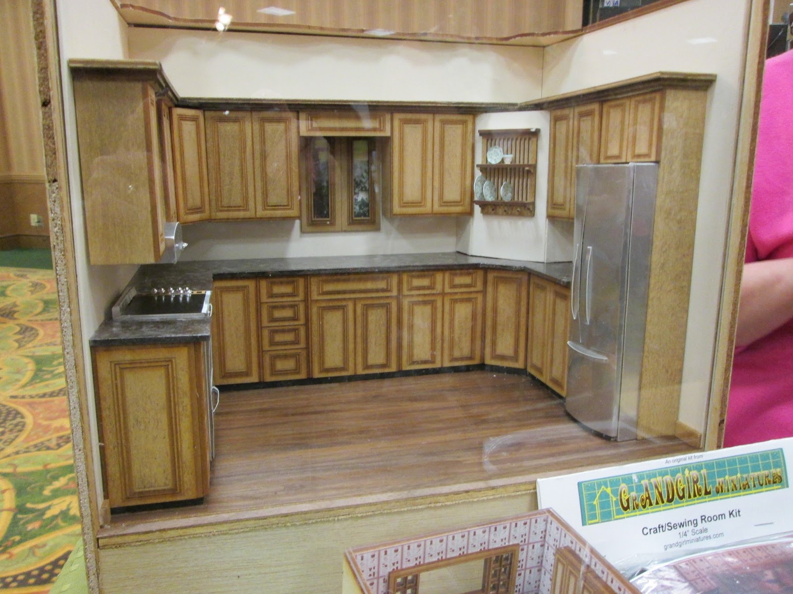 Bentley's Dolls House and Miniature Scene... and me!