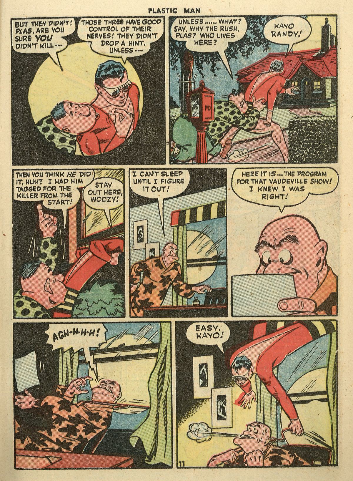 Read online Plastic Man (1943) comic -  Issue #3 - 13