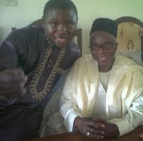 With Chief Jubril Martins Kuye(then Minister for Industry)