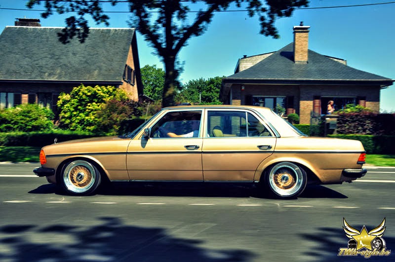 Mercedes Benz 200d W123 On Bbs Rs Wheels Benztuning