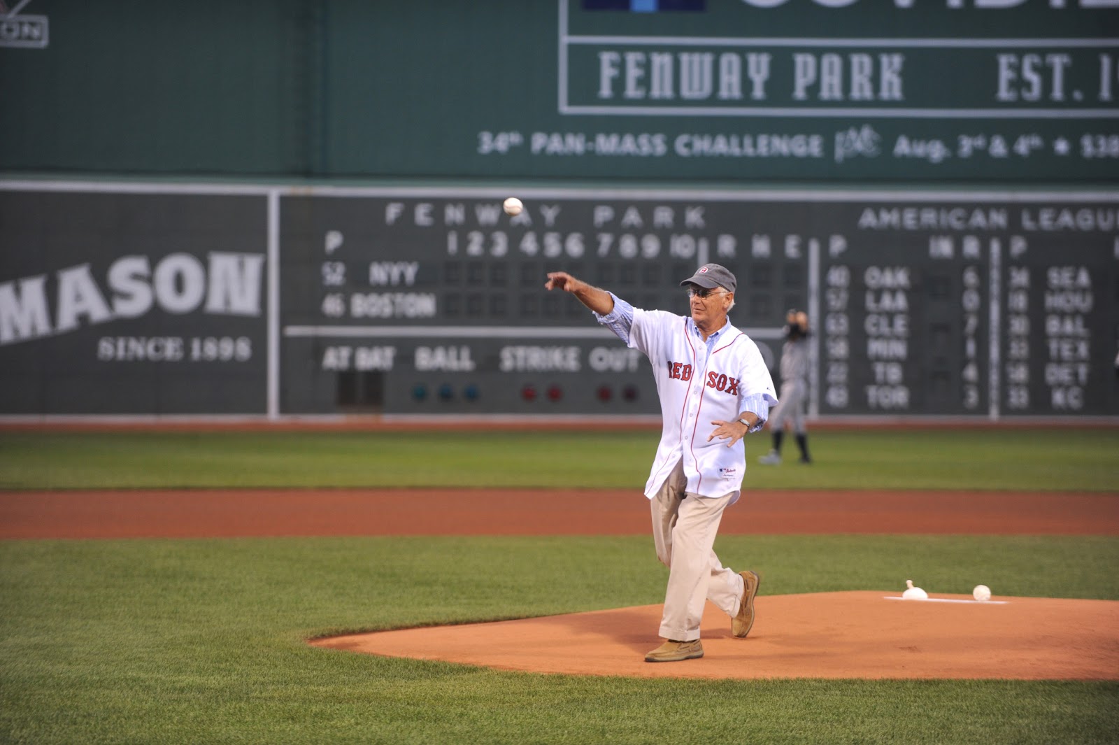 The Terrier Hockey Fan Blog Parker handles firstpitch duties at Fenway