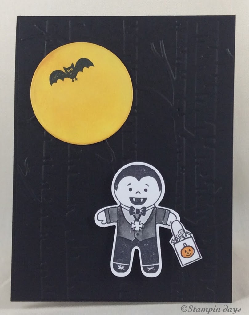 Stampin Days ハロウィンカード 1 動画付き 子供ちゃん大喜びの飛び出すカード