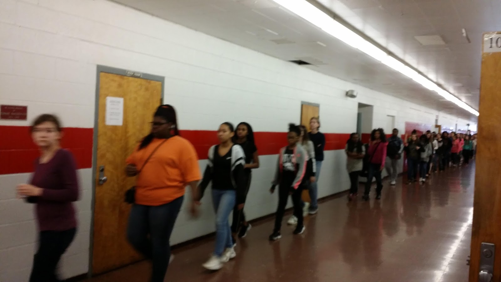 Talking Taylor Schools WEST MIDDLE SCHOOL joins in student march