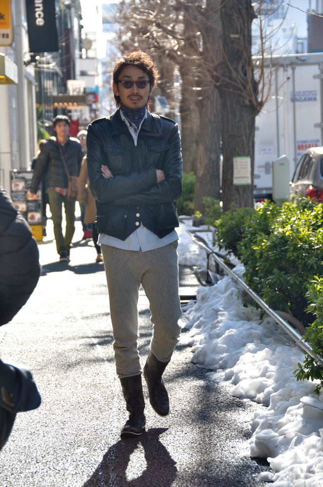 MITYP: on the street .. Harajuku - Dior Homme Leather Jacket / ディオールの