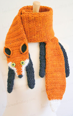 Crochet Fox Scarf