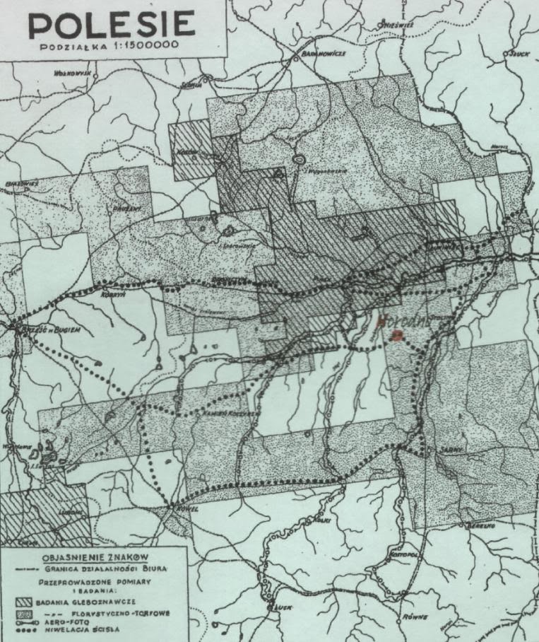 Белорусское полесье карта