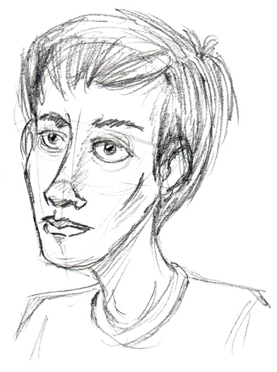 Braden's Sketch Blog: Day 152 - Sketchy Head