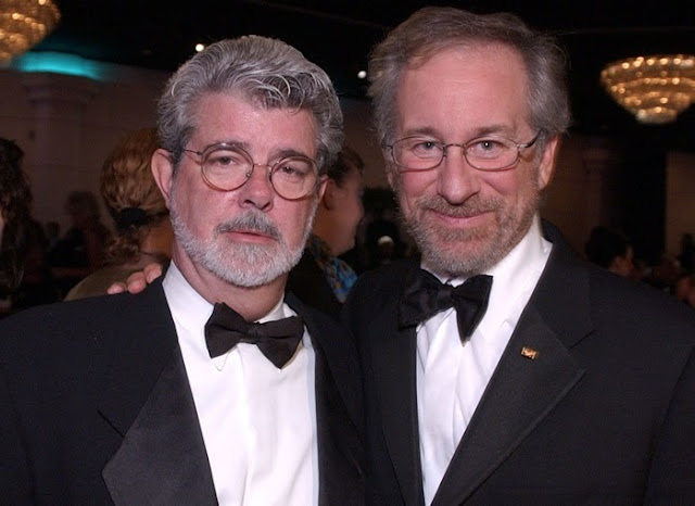 george lucas and spielberg tux