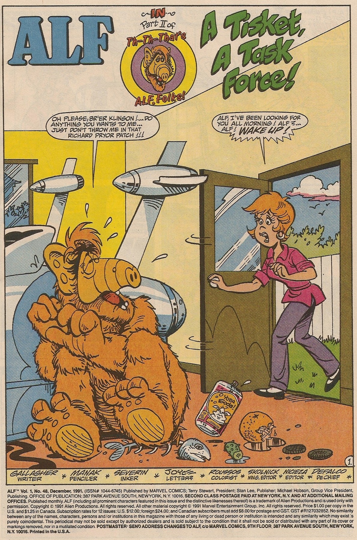 Read online ALF comic -  Issue #48 - 3