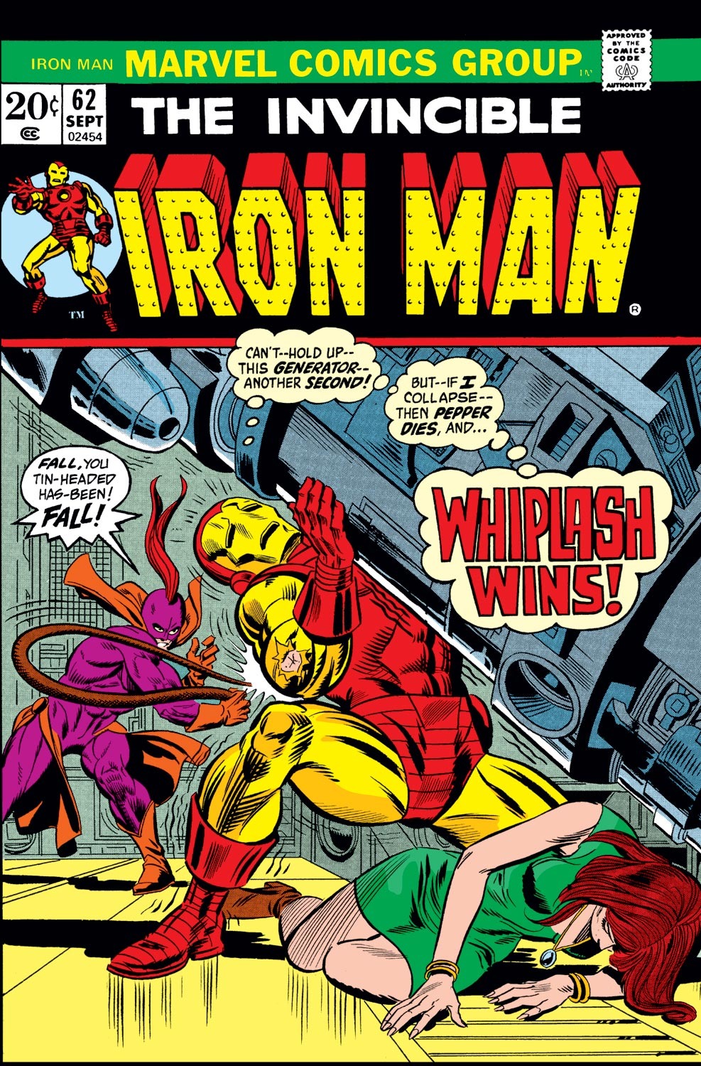 Read online Iron Man (1968) comic -  Issue #62 - 1