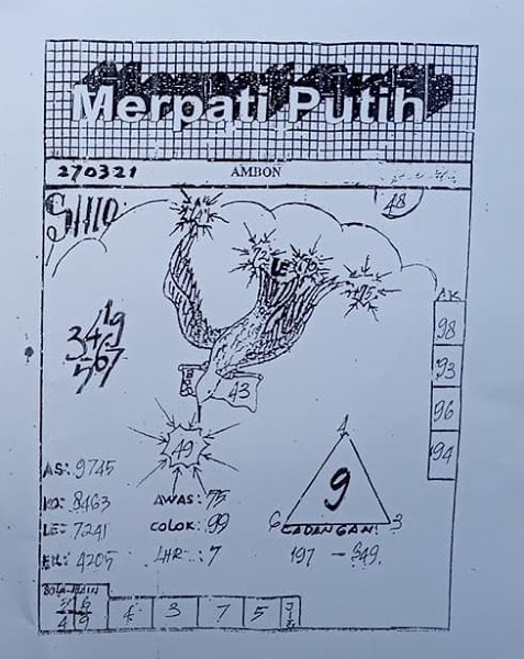 Syair Si Unyil Hk Hari Ini