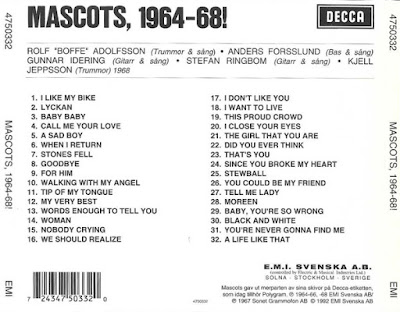 The Mascots - Best of 1964-68