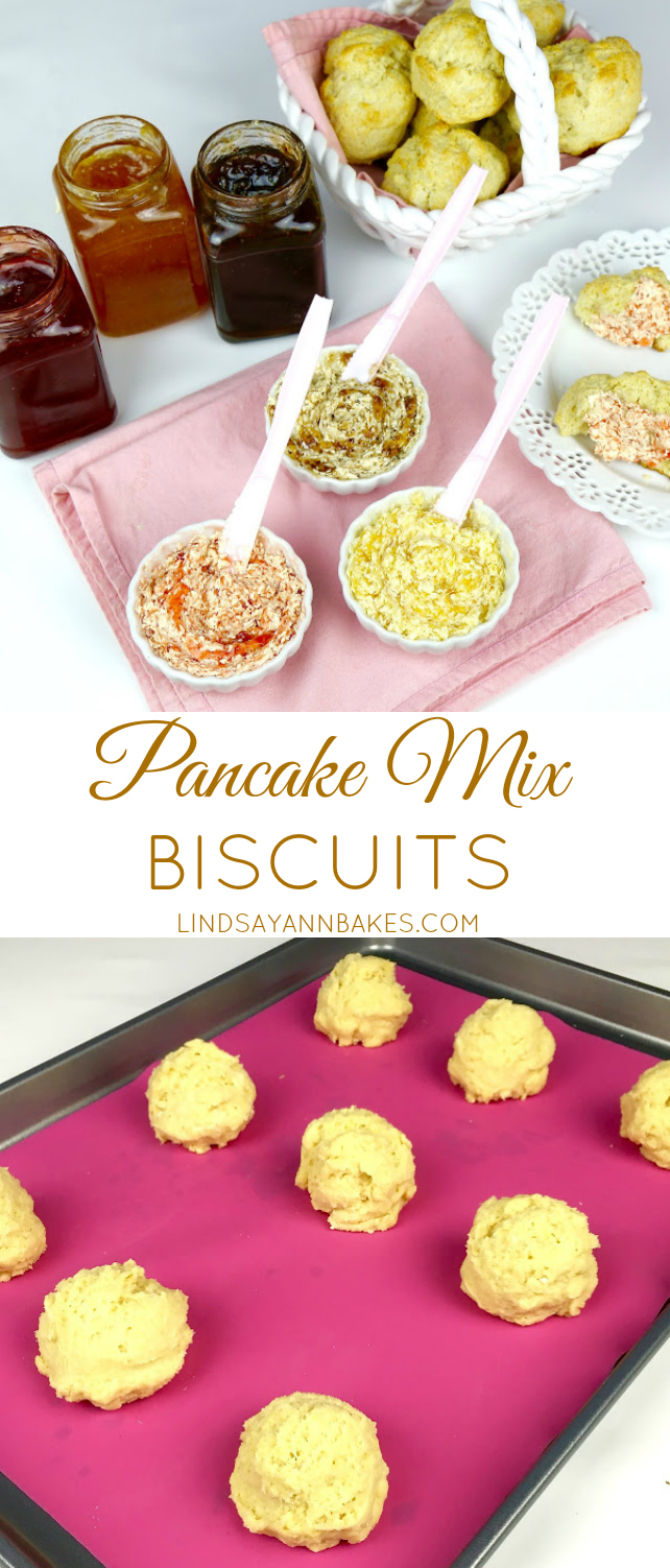{VIDEO} Easy Pancake Mix Biscuits with Whipped Fruity Butter Spread