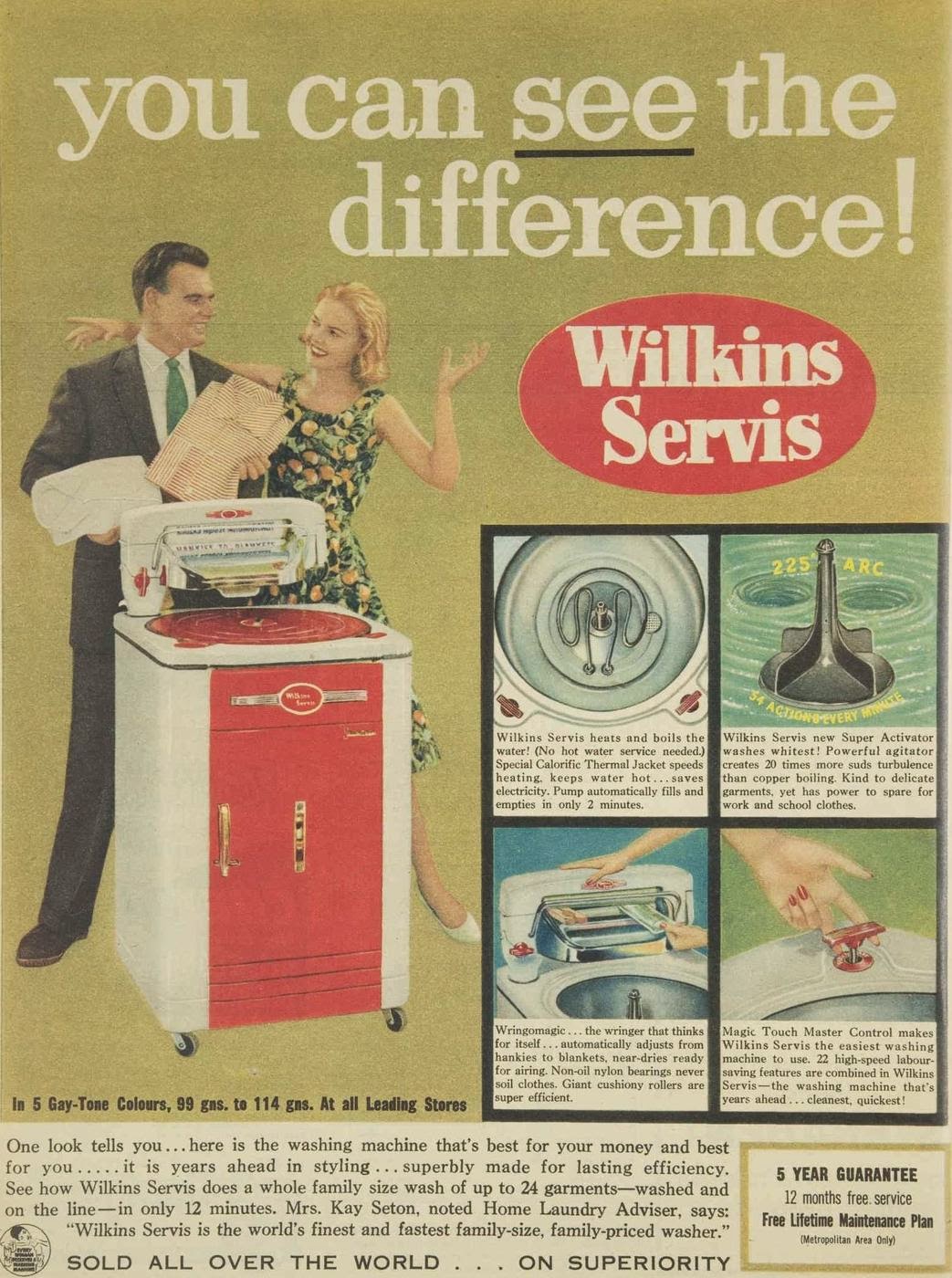 Wilkins Servis, 1959