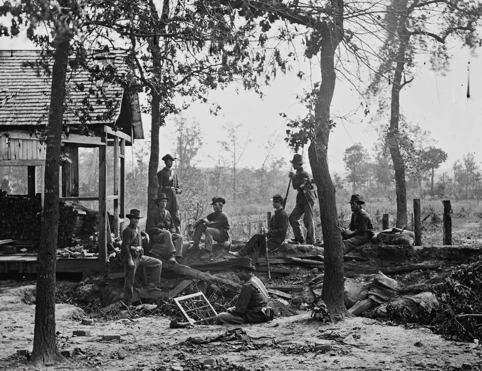 The Chubachus Library of Photographic History Union Picket in Front of