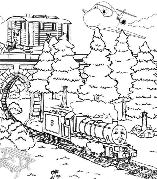Thomas Train Coloring Pages