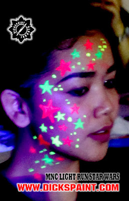 face painting uv glow jakarta