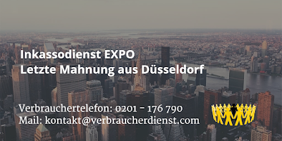 Inkassodienst EXPO – Letzte Mahnung aus Düsseldorf
